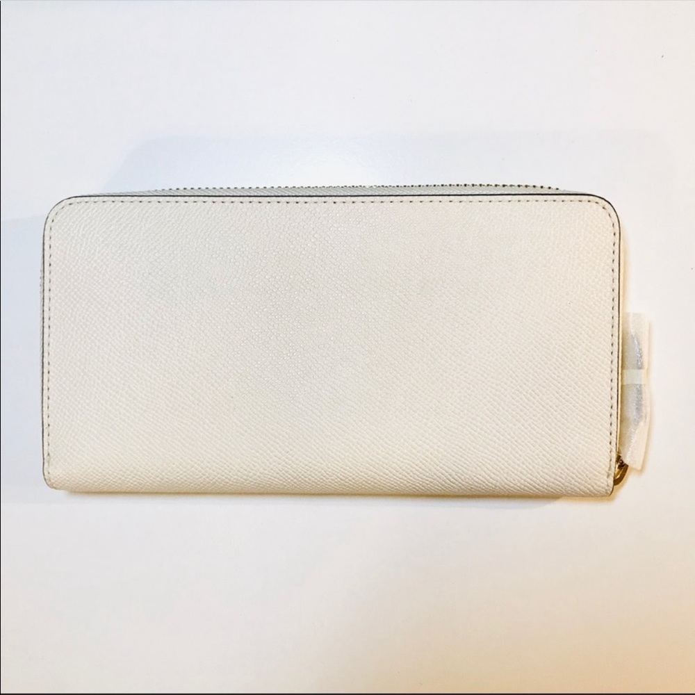 COACH Leather Wallet in White NWT - Picture 4 of 8